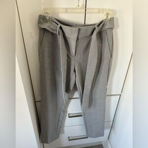 LOFT light grey Marisa work pants